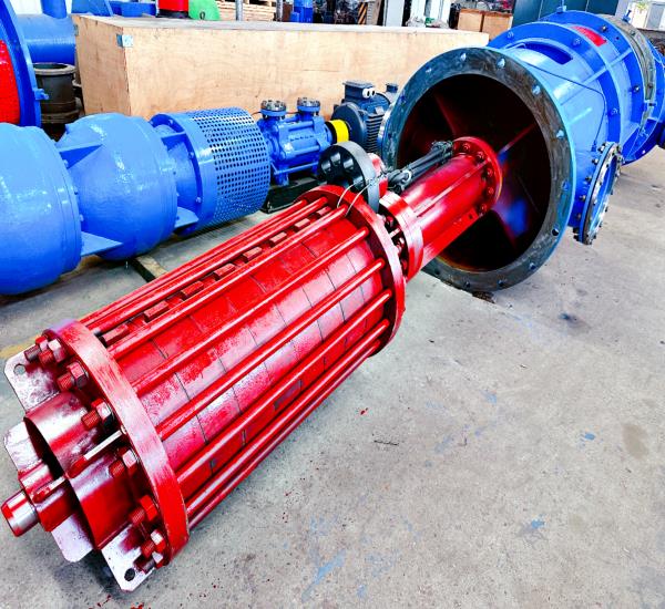 Vertical multi-stage barrel turbine pump